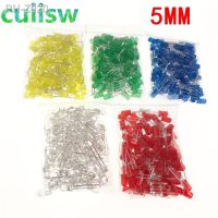 500pcs 5mm LED diode Light Assorted Kit DIY LEDs Set White Yellow Red Green Blue