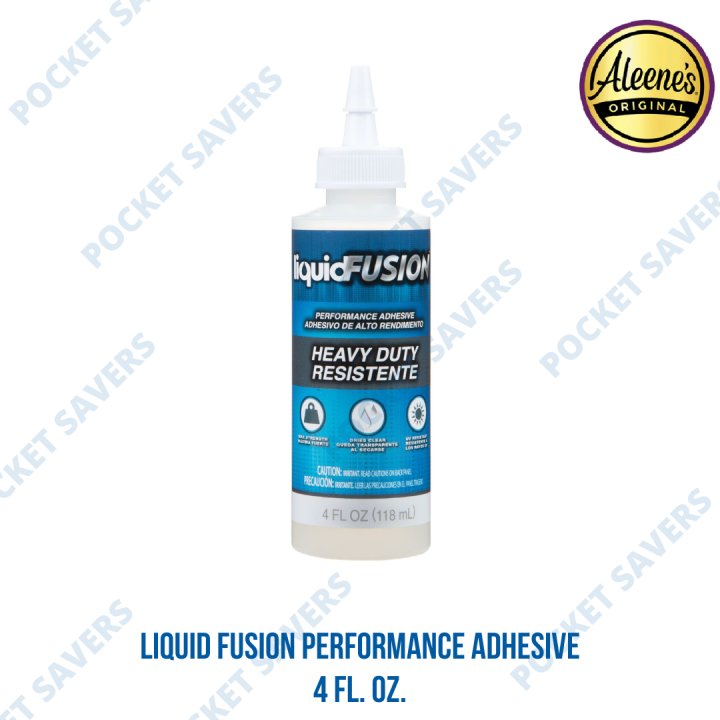 ALEENE'S Liquid Fusion Adhesive 4 oz (Waterproof Bond, Heavy Duty
