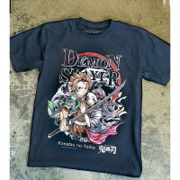 Demon Slayer เสื้อยืด สีดำ BT Black Timber T-Shirt ผ้าคอตตอน สกรีนลายแน่น T SHIRT [S-5XL] แฟชั่นแขนสั้นผ้าฝ้าย