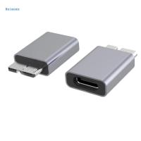 BEIMOUS Micro B ตัวผู้ความเร็วสูงทนทาน MICRO3.0ชาร์จเร็วสำหรับ HdD Type C ตัวเมียขั้วต่อ OTG USB C เป็น Micro B แปลง USB3.0อะแดปเตอร์