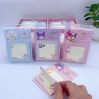 40pcs Cute Cartoon Cinnamoroll Kuromi Melody Sticky Note Students Can Tear Sticky Notes Message Stick Stationery Wholesale