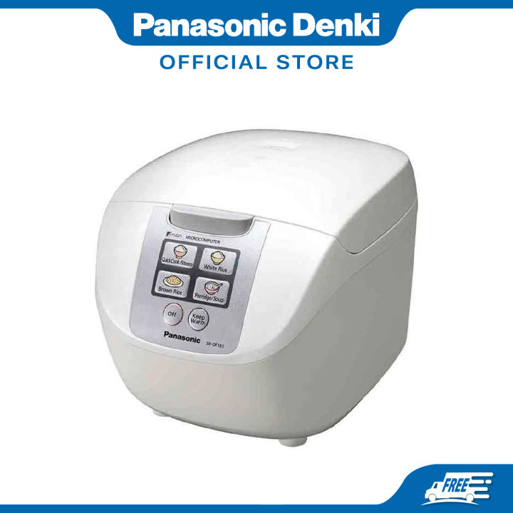 Panasonic SR-DF181 Jar Rice Cooker (1.8L) with 6 Menu ,Teflon Coated ...