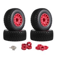 4Pcs 112mm 1/8 1/10 Short Course Truck Tire Tyres Wheel with 12 14 17mm Hex for Slash Arrma SENTON VKAR RC Car