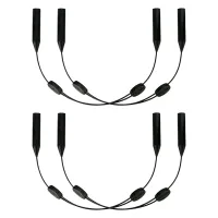 4PCS Glasses Strap Neck Cord Sports Eyeglasses Band Sunglasses Rope String Holder