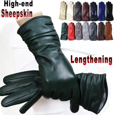 High-End Sheepskin S Womens Winter Warmth Thickened Touch Screen Leather S Riding And Driving Genuine New Models 2023