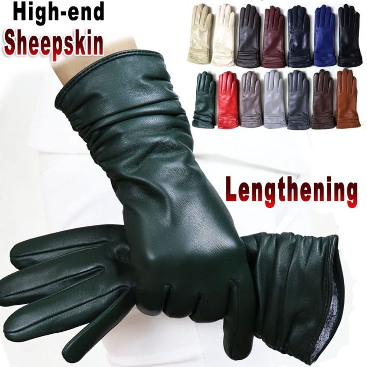 high-end-sheepskin-s-womens-winter-warmth-thickened-touch-screen-leather-s-riding-and-driving-genuine-new-models-2023