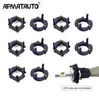 Apmatauto ฐานยึดอะแดปเตอร์หลอดไฟหน้า H7 Led 10ชิ้นสำหรับ Vw Golf 5 Jetta Mk5ตัวยึดแต่งรถฐานเปลี่ยน