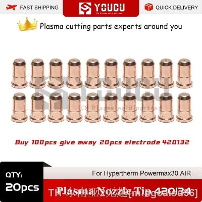 hk◙❅¤  YOUCU 20pcs 420134 Nozzle Hypertherm PowerMax30 Cutter Torch Buy 100pcs away 420132