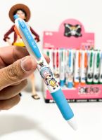 ปากกาลูกลื่น กด 4 สี ลายการ์ตูน One Piece แบรนด์ M&amp;G สินค้าลิขสิทธิ์ แท้ ? %