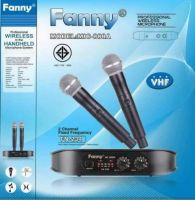 FANNY ไมค์ลอยคู่ VHF 2 channel wireless miccrophone ไมค์โครโฟนไร้สาย รุ่น MIC-888A