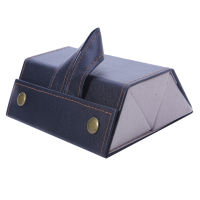 Fashion model shop Portable 3/5 Grid Travel Folding Jewelry Glasses Storage Box, Sunglasses Pu Leather Gift Box