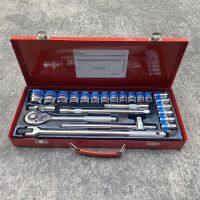 ชุดบล็อกสีบรอน 12 เหลี่ยม Euro King tool 4 หุน 24 ชิ้น (แบบ 12 เหลี่ยม สีบรอนด์)