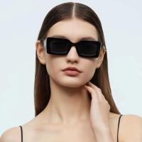สีลูกอมป้องกัน UV400 NIRTOG 90แว่นกันแดดแว่นกันแดดสี่เหลี่ยมผืนผ้าสำหรับผู้หญิงผู้ชายเฉดสีวินเทจ Y2K แว่นตากันแดด