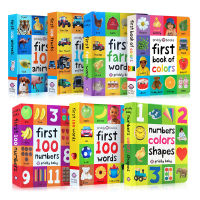 【 Cw】first 100สัตว์คำหนังสือสำหรับเด็ก Early Education ปกแข็งหนังสือเด็กการเรียนรู้หนังสือภาพภาษาอังกฤษ Montessori Toys