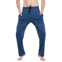 High Quality Soft Mens Pajama Summer Modal Cotton Lounge Pants Bottoms Tether Pocket Sleep Pants For Male Casual Home Trousers