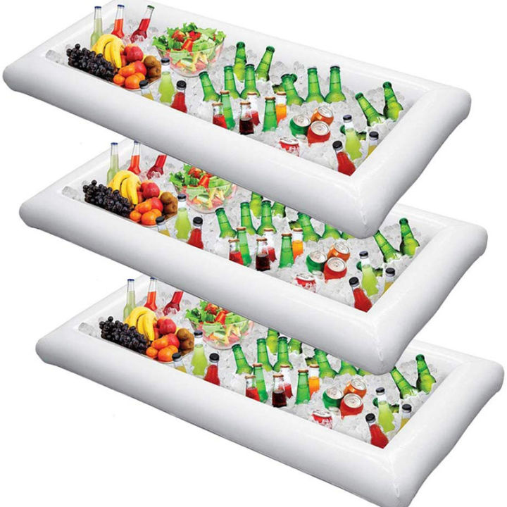 inflatable-beer-table-pool-float-summer-water-party-air-mattress-ice-bucket-servingsalad-bar-tray-food-drink-holder-134x64cm