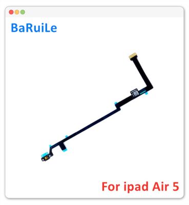BaRuiLe 5pcs Home Button Flex Cable สําหรับ ipad 4 5 Power On Off Flex Cable Replacement Parts สําหรับ ipad Air