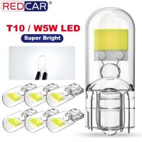 (Premium car)2/6x W5W T10หลอดไฟ Led Canbus W5W Sapphire COB ไดรฟ์ฟรี Led Wedge Bulb 6000K 168 194 Led 5w5ภายในรถโดมอ่านหลอดไฟ