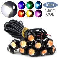 10pcs/Pack 18mm Car Eagle Eye DRL Led Daytime Running Lights 12V 9W LED Backup Reversing Parking Signal Automobiles Lamps 2020