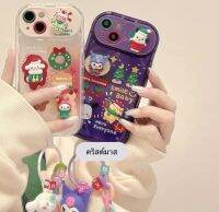 เคสคริสต์มาส มีกระจกตั้งได้ สำหรับรุ่น ไอโฟน 6+/6s+/7+/8+/11/12/13/14 case