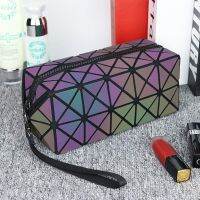 2023▧ The ling from laser luminous cosmetic bag color new geometry of Korea diamond receive bag holding a mini party bag