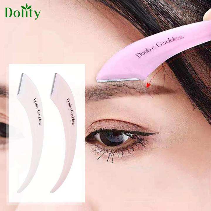 Dolity Eyebrow Trimmers Razor, Face Razor, Eyebrow Repair Devices, with Cover Facial Shaver