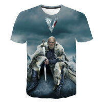 ทีวีซีรีส์ไวกิ้ง3D พิมพ์เสื้อยืด Ragnar Lothbrok Streetwear ผู้ชายผู้หญิงแฟชั่นสบายๆ O-คอเสื้อยืดขนาดใหญ่ประเดิมท็อปส์