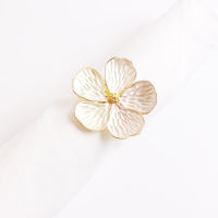 12PCS new flower napkin button napkin ring napkin ring plum napkin ring paper napkin ring