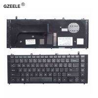 GZEELE แป้นพิมพ์แล็ปท็อปสหรัฐอเมริกาใหม่สำหรับคอมแพค HP สำหรับ ProBook 4421S 4420S 4425S 4426S โมเดล-SX7เลย์เอาท์ภาษาอังกฤษสีดำพร้อมกรอบ