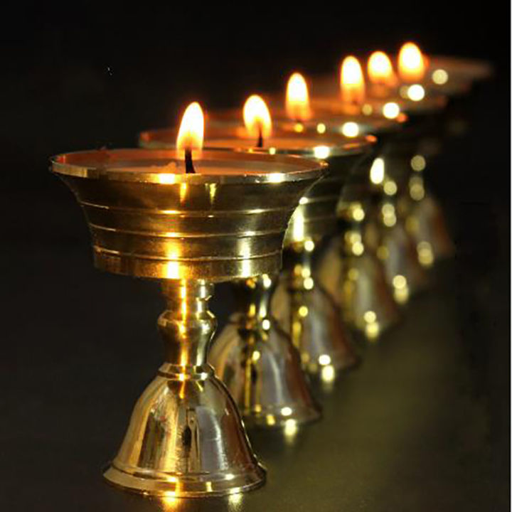 baoda-multi-size-golden-copper-alloy-candle-holder-แท่งเทียนประดับบ้าน