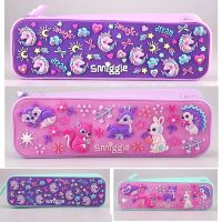 ✶✌ Australian smiggle เครื่องเขียนซิลิโคนอ่อนนุ่มกรณีดินสอ กล่องดินสอเด็ก กล่องเก็บเครื่องเขียน