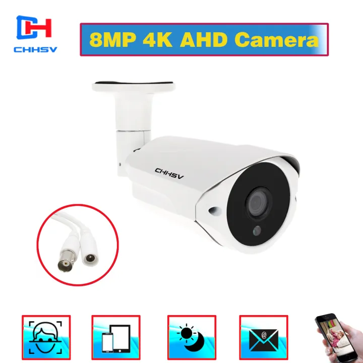 Hd Cctv 8mp Kamera Og Bnc Luar Kalis Air Muka Detecion Ahd Pengawasan Keselamatan Video Dvr