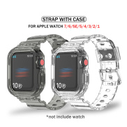 Dây Đeo Kèm Ốp Cho Apple Watch Dây Đeo Cổ Tay Dòng Dây Đeo Thể Thao Mới