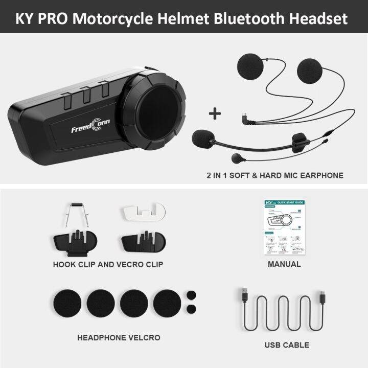 Fodsports M1-S Pro Plus Intercom Bracket Clip Holder For Motorcycle