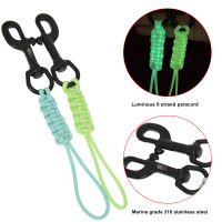 ดำน้ำ Swival Bolt Snap Hook Marine เกรดสแตนเลส Snap Hook คลิปถักเชือก Lanyard Anti-Lost ความปลอดภัยเชือก