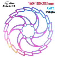 แผ่นดิสก์จักรยาน IIIPRO เรนโบว์ Keluli Tahan Karat 160Mm 180Mm 203Mm 6 Bolt จักรยานเสือภูเขาถนนภูเขาจักรยาน Hidraulik Disk