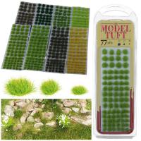77PCS Mixed Size Grass Tufts Artificial Plant Cluster Modeling Materials Sand Table Layout Plant Simulation Wargame Scenery Nails  Screws Fasteners