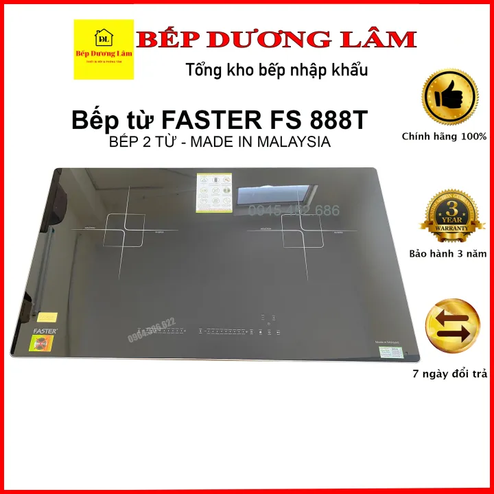 Bếp Từ Đôi Faster Fs 888t Tích Full Chức Năng Công Nghệ Nhập Khẩu