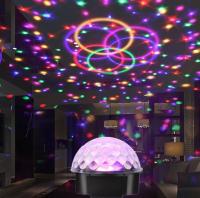 New Year Atmosphere Home Decoration Voice-Activated Flashing Automatic Rotating Lights Bar Nightclub KTV Atmosphere LED Colorful Lights 【SEP】