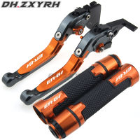 For KAWASAKI ER-6F ER6F NINJA 650R ER 6F 2017- Motorcycle CNC Folding Extendable Brake Clutch Levers Handbar End Grips