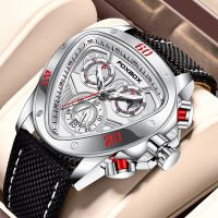 ZZOOI 2022 LIGE New Fashion Watches with Nylon Military Male Top Brand Luxury Sports Chronograph Quartz Watch Men Relogio Masculino