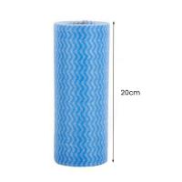 1 Roll Useful 3 Colors Disposable Dish Towel Lint Free Wavy Design Cleaning Rag Kitchen Washcloth Decontamination Dish Cloth  Towels