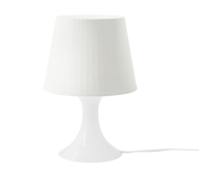 ĐÈN BÀN NGỦ LAMPAN IKEA - TRẮNG 29 cm