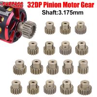 Surpass Hobby 32P Metal Pinion Motor M0.8 32DP 3.175mm Shaft for 1/8 1/10 1/12 1/14 Car Wltoys Traxxas