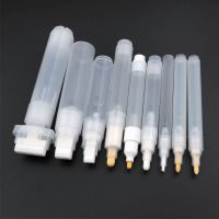 【CW】LE Plastic Empty Pen Different Rod Barrels Tube for Graffiti Drawing Pen Liquid Chalk Paint Markers Accessories