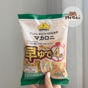 Nui pasta macaroni xoắn Topvalu Nhật Bản gói 200gr cho bé 6M+ Date 2024