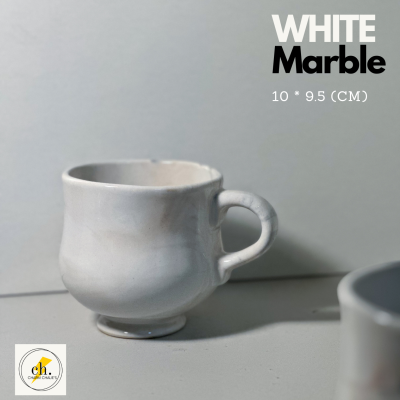 Ceramic Marble Glass - แก้วเซรามิคลายหินอ่อน ทรงสวย แก้วน่ารัก แก้วมินิมอล แก้วน้ำ เข้าไมโครเวฟได้