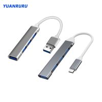 ฮับ3.0ตัวแยกพอร์ต USB 4พอร์ตอะแดปเตอร์ OTG ชนิด C อะแดปเตอร์สำหรับ Macbook ไฟฟ้า USB Xiaomi อุปกรณ์เสริมคอมพิวเตอร์แล็ปท็อปคอมพิวเตอร์จาก Lenovo