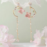 1 pcs ต่างหูสตั๊ดแฟชั่น ใหม่ สง่า All-match Asymmetrical Earrings