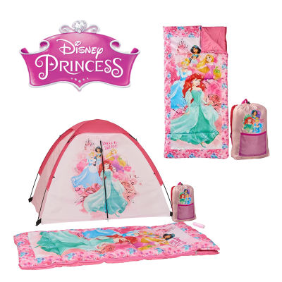 นำเข้า🇺🇸 เต็นท์ โฟรเซ่น 2 พร้อมถุงนอน ลายเจ้าหญิง Disney Princess Kids Camp Set - Tent, Backpack ราคา 3,790 บาท